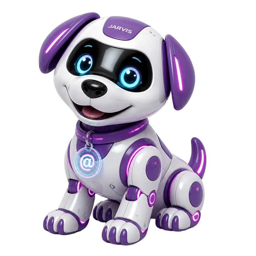 Jarvis, the TagBox robot dog assistant